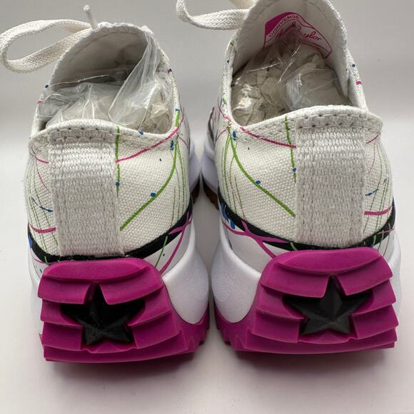 CONVERSE Women's 5 Run Star Hike Low Splatter Canvas Sneaker - Picture 7 of 7